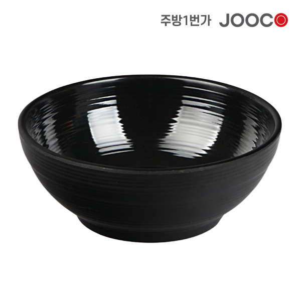 주코365 주름밥그릇 검정 JC-001