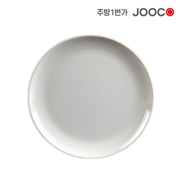 주코365 주름원형양식접시 아이보리 JC-009