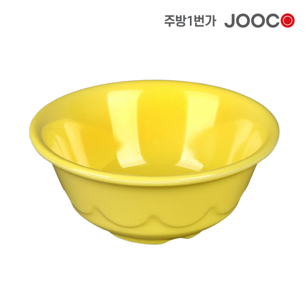 주코365 플라워죽그릇 노랑 JC-200518