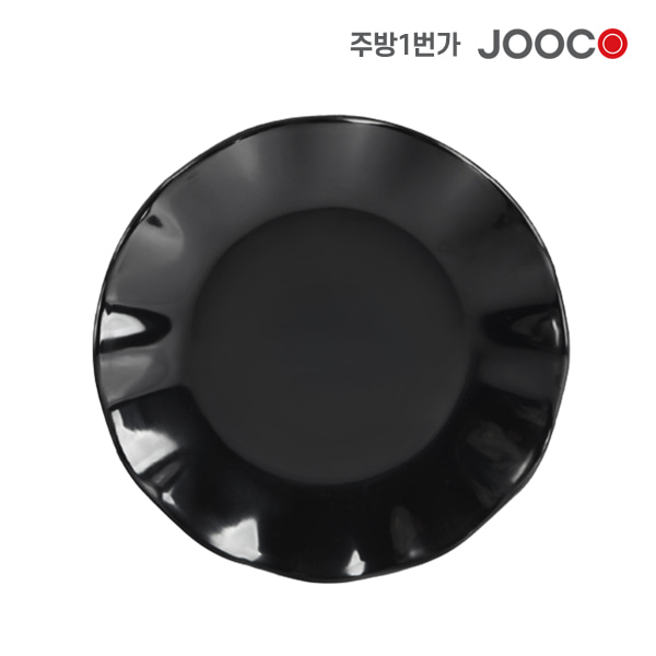 주코365 웨이브접시小 검정 JC-20159