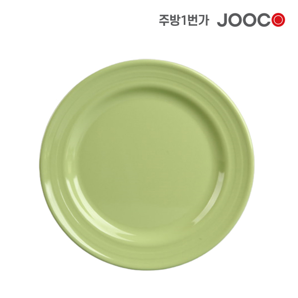 주코365 코스모원형양식접시 연두 JC-7005