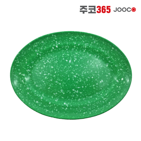 주코365(JOOCO) 타원접시 레트로 분식그릇 포장마차