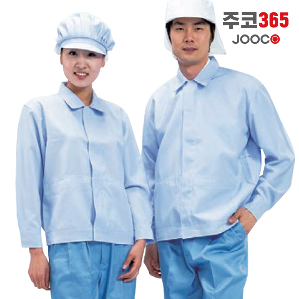 주코365 작업복 상의 긴팔 (810)형광백색