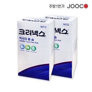 주코(JOOCO)크리넥스 럭셔리 폼 솝 거품비누 1000ml 1팩