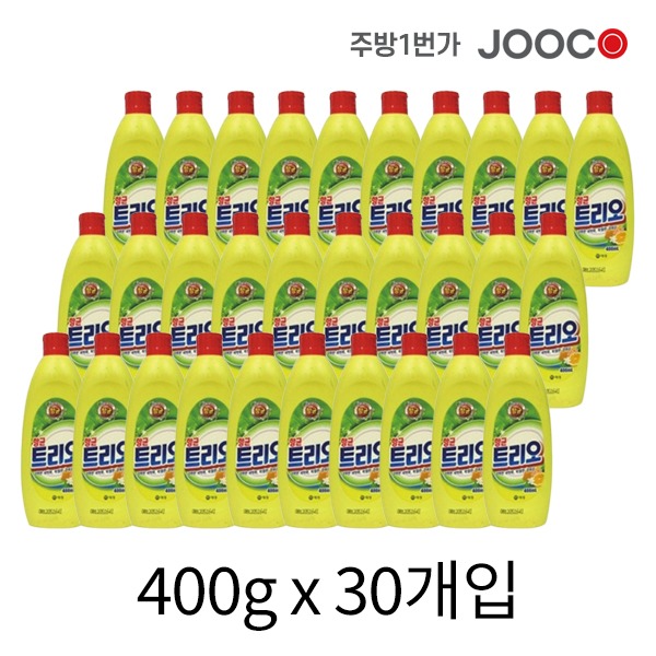 주코(JOOCO) 애경 향균 트리오 400g x 30개 주방세제
