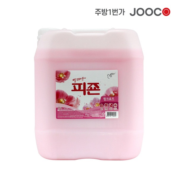 주코(JOOCO)피죤 섬유유연제 핑크로즈 20L 말통