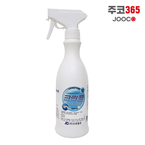 주코365 크린콜 소독용 애탄올 450ml