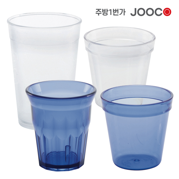 주코365 PC음료수컵 (청색,투명)