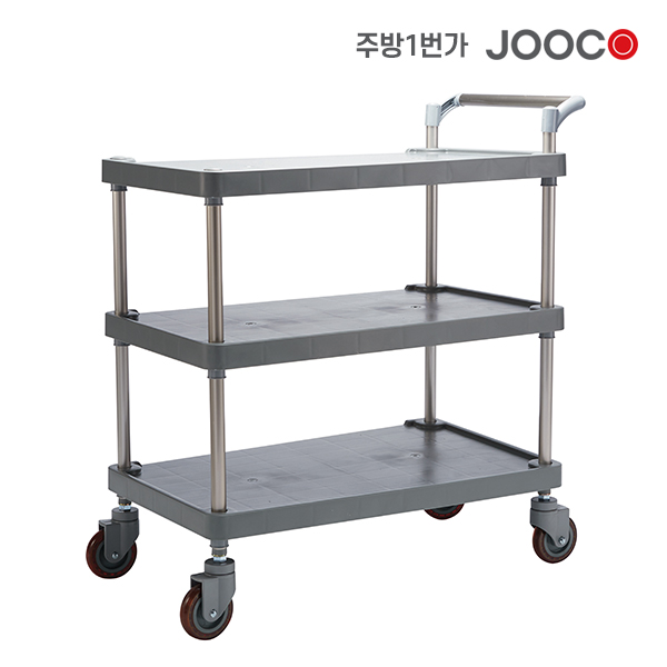 주코(JOOCO) 프라스틱 운반카 3단 760x460x880